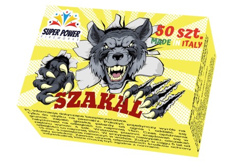 Emiter dźwięku SZAKAL 50 sztuk pirosklep superpower p50-0801