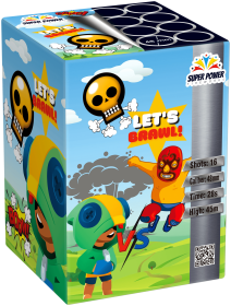 Wyrzutnia LET'S BRAWL 16 strzałów kaliber 48 mm