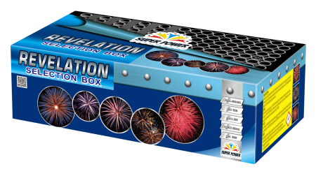 Wyrzutnia Fajerwerków Wyrzutnia REVELATION BLUE 200 strzałów kaliber 20 mm Super Power