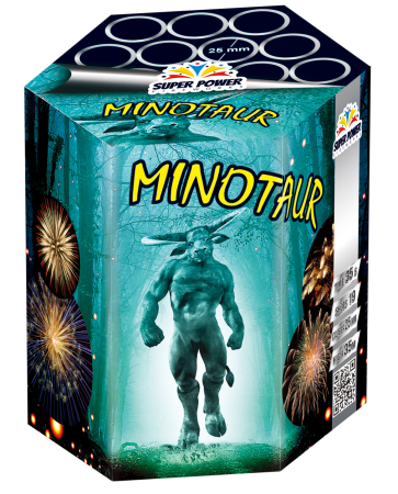 Wyrzutnia fajerwerków Minotaur 19 strzałów kaliber 25 mm Super Power B19-2502 .png