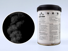 Świeca dymna włoska  VULCAN - czarna