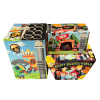 NOWOŚĆ! MEGA MOCNY ZESTAW  - Wyrzutnia Fajerwerków Pokaz Pirotechniczny SYLWESTER URODZINY MINECRAFT TNT BRAWL STARS 115strz DUŻY KALIBER