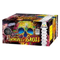 Pokaz Weselny PSYCHODELIC SKULL 73 strzały kaliber 25mm 