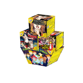 ZESTAW SYLWESTROWY FAJERWERKI CICHE FAJERWERKI ZESTAW SILENCE Cicha Wyrzutnia Fajerwerków Cichy Pokaz Fajerwerków 146strz kaliber 20mm