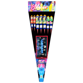 Zestaw Fajerwerków Rakiety na Sylwestra MACAU 69 elementów kaliber 24-37mm