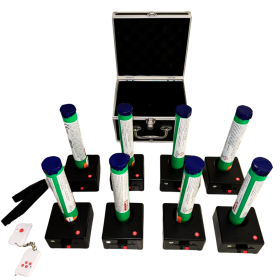 NA WYNAJEM Bezprzewodowy system do odpalania fajerwerków 8 kanałowy z wkładami na GENDER REVEAL - CHŁOPIEC!