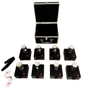 NA WYNAJEM Bezprzewodowy system do odpalania fajerwerków 8 kanałowy z wkładami na WESELE - SREBRNE ISKRY!