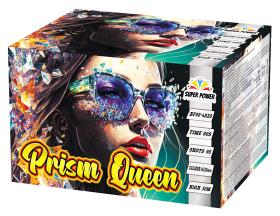 HIT! Wyrzutnia PRISM QUEEN 90 strzałów z fontanną 