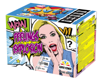 Bateria FEELINGS EXPLOSION 100 strzałów kaliber 20 mm OUTLET