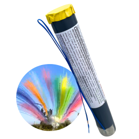 Mina dymna SM30 kolorowe wystrzały - żółty