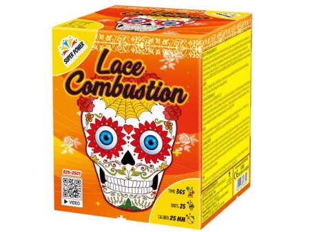 Wyrzutnia Fajerwerków  LACE COMBUSTION 25 strzałów Pirosklep.pl Super power  B25-2501.jpg