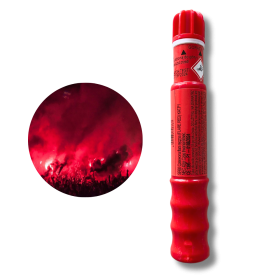 Flara raca ręczna czerwona  z rozsuwaną rączką