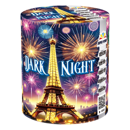 Wyrzutnia fajerwerków DARK NIGHT 10 strzałów kaliber 20mm Pirosklep