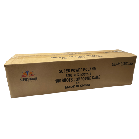 Wyrzutnia 100 strzałów compound kaliber 30mm pirosklep