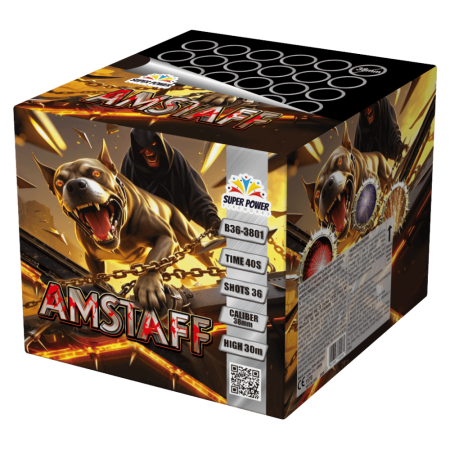 Wyrzutnia AMSTAFF 36 strzałów kaliber 38mm pirosklep