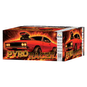 Wyrzutnia PYRO RACER 100 strzałów kaliber 14mm OUTLET
