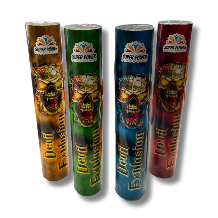 Single shot DEVIL EXPLOSION 50mm Pirosklep