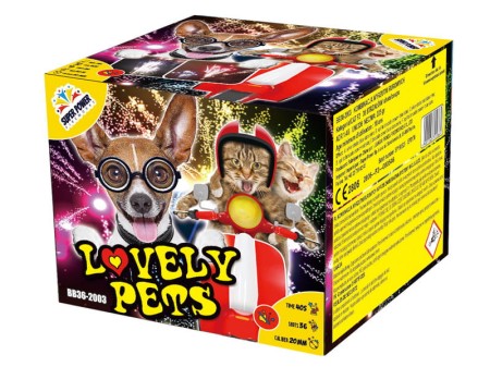 Wyrzutnia Fajerwerków Silenty cicha LOVELY PETS 36 strzałów kaliber 20 mm Super Power