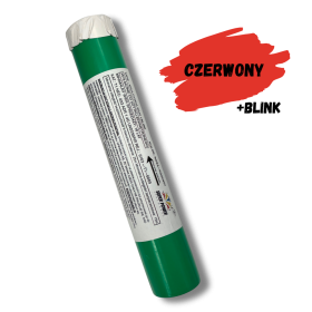 Mina dymna SB40  kolorowe wystrzały - czerwony + BLINK