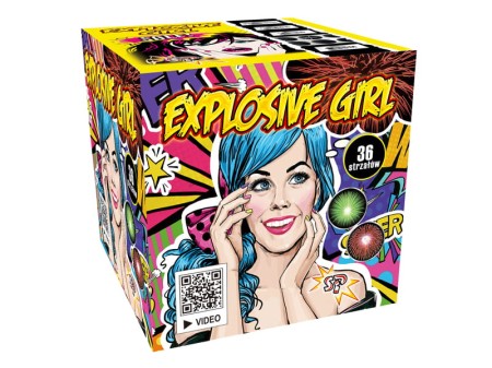 Wyrzutnia fajerwerków z fontanną EXPLOSIVE GIRL 36 strzałów kaliber 20 mm Super Power.jpg