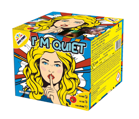 Wyrzutnia fajerwerków Silenty cicha IM QUIET 36 strzałów kaliber 20 mm Superpower BB36-2002.png