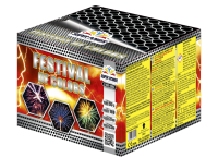 Wyrzutnia FESTIVAL OF COLORS 100 strzałów kaliber 20 mm