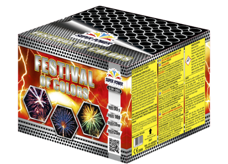 Wyrzutnia B100-2003  FESTIVAL OF COLORS 100 strzałów Super power Pirosklep.png