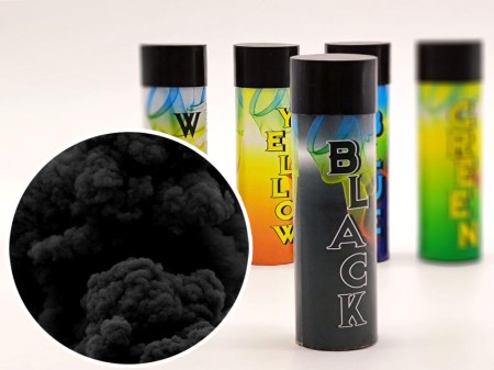 Granat czarny z zawleczką, czarny dym na wesele, świeca dymna czarna