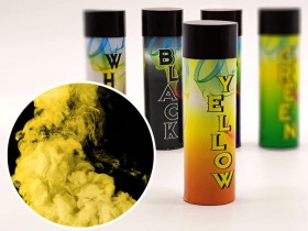 Granat dymny z zawleczką żółty