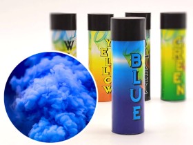 Granat dymny z zawleczką niebieski