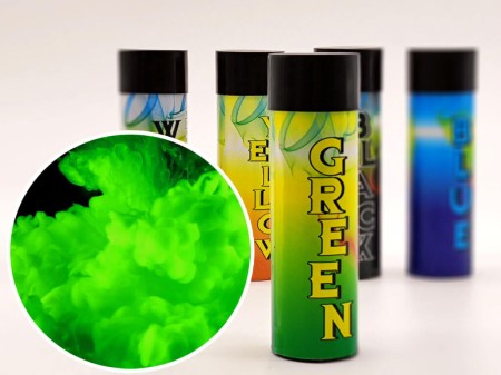 Zielony dym na wesele, asg, paintball