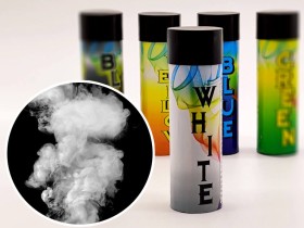 Granat dymny z zawleczką biały