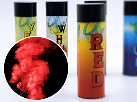 Granat dymny czerwony, dymy na wesele czerwone