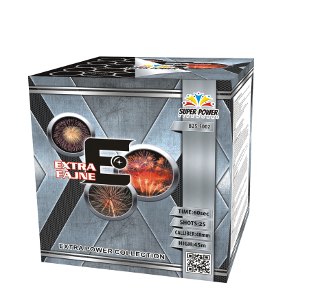 Wyrzutnia fajerwerków EXTRA FAJNE 25 strzałów kaliber 48 mm SUPER POWER na wesele b25-5002 3d.png