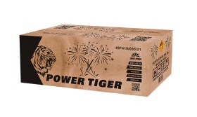 OGROMNY POKAZ FAJERWERÓW POWER TIGER 99 strzałów max kaliber 48 mm