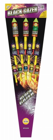 Zestaw rakiet BLACK GAZER  12 szt max kaliber 48 mm Super Power